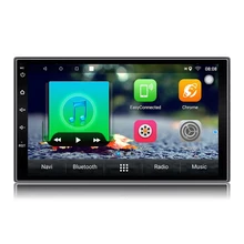 2 Din Android 6.0 Car Radio Stereo 7″1024*600 Universal Car Player GPS Navigation Wifi Bluetooth USB Radio Audio Player(No DVD)