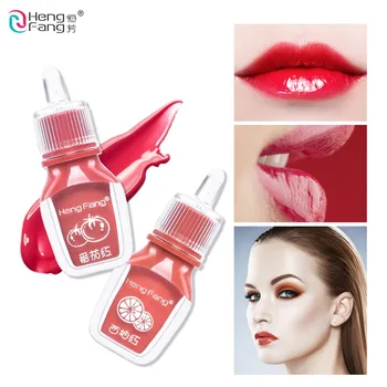 

5Pcs/Set Long-Lasting Lip Gloss Waterproof Fruit Lighting Transfer-proof Liquid Lipstick 6.7g Lips Makeup Brand HengFang