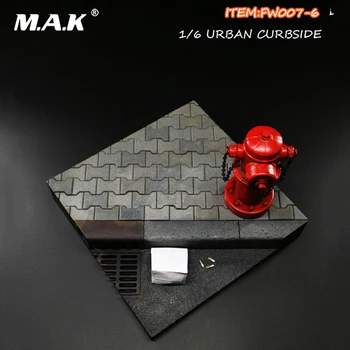 

1/6 1/12 FW007 Desperado URBAN CURBSIDE Scene Accessory Series Fire Hydrant Shopping Bag Accessories for 12'' Action Figure