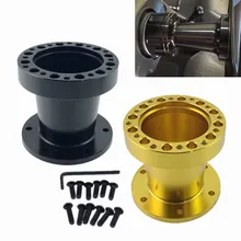 Черный/золотой " 76 см автомобиль модифицированный гоночный руль booster pad booster adapter для автомобиля