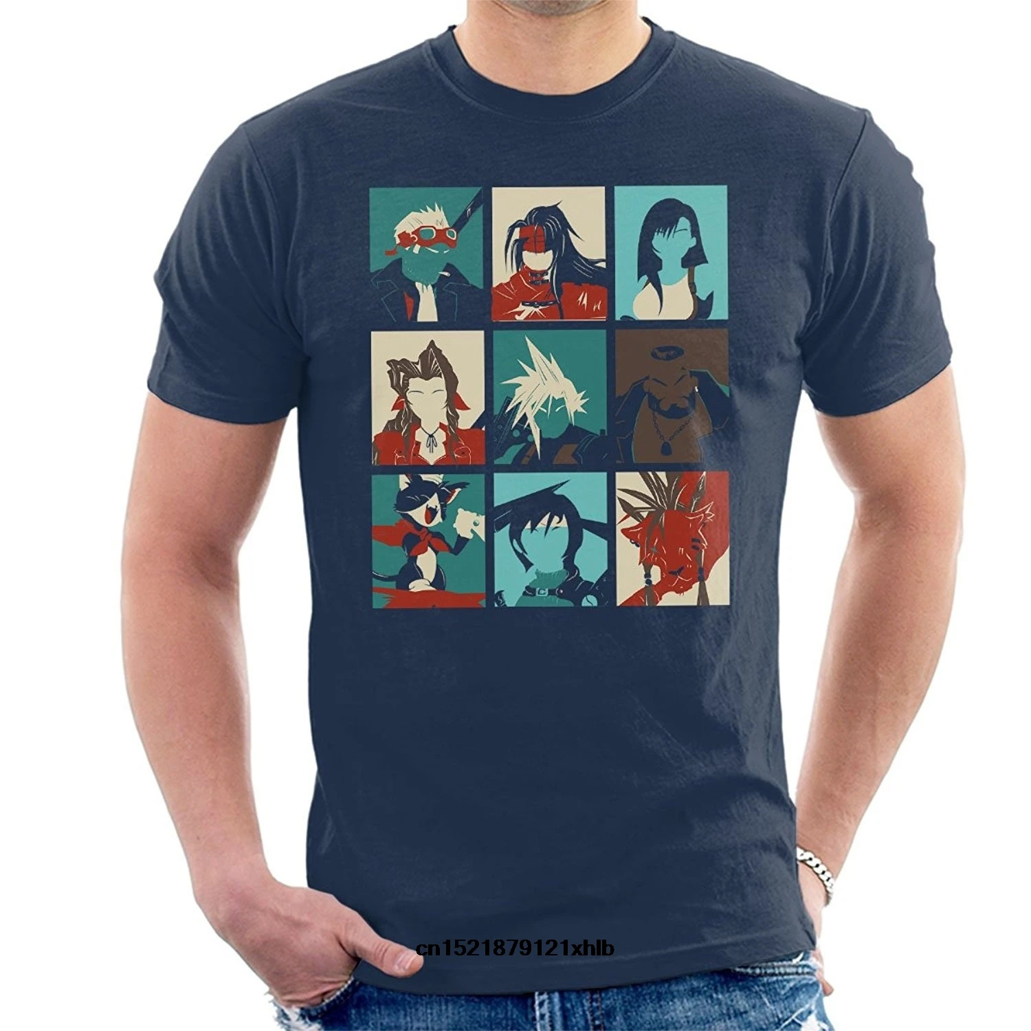 

Men T shirt Final Fantasy 7 Pop Art s Clothes Funny Printed T Shirts Fashion Casual Tops women