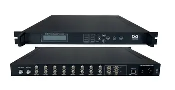 

8DVB-S S2-DVB-T Trans Modulator with MUX Scrambler 8RF DVB-S S2 4 ASI in1DVB-T sc-4126 DVB-T Modulator sc-4126