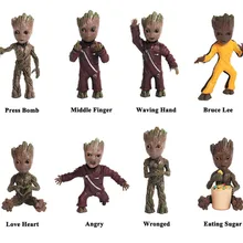 1Pcs Guardians Of the Galaxy 2 Tree Man Action Figure Doll Toys Anime Mini PVC Figure