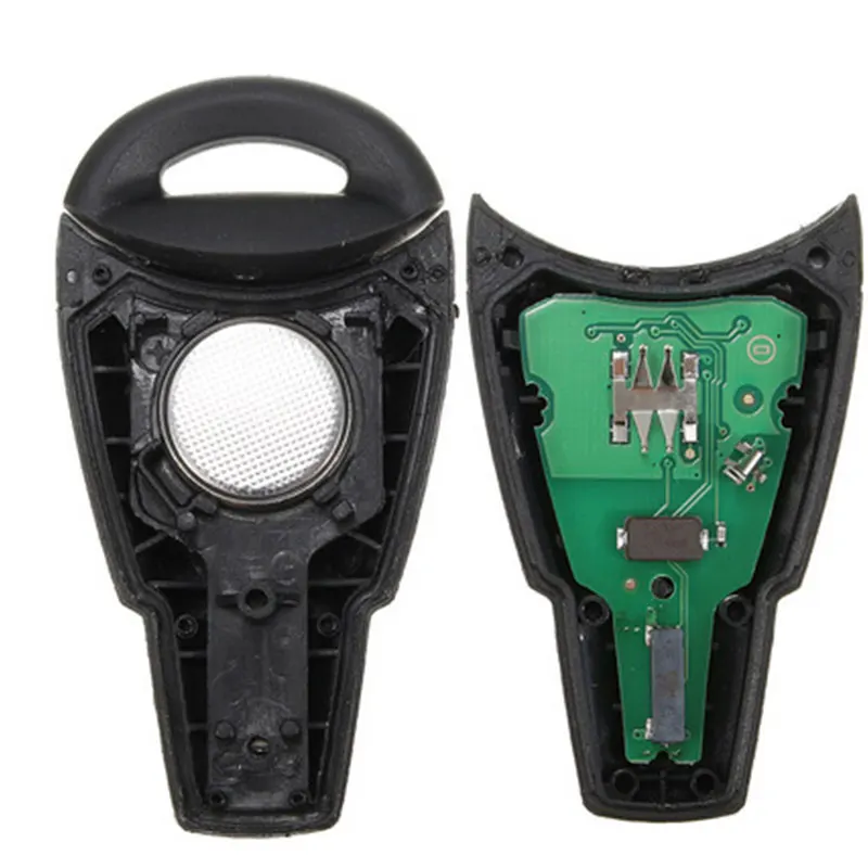 

Dzanken 4 Buttons Remote Car Key 433MHZ for SAAB& Transponder Chip& Uncut Blade