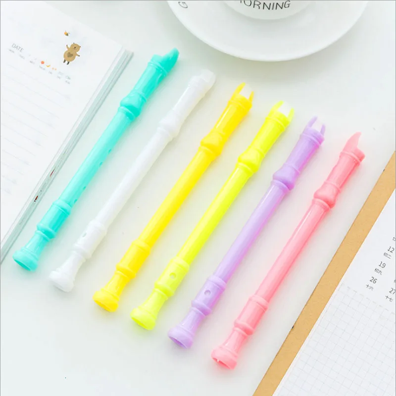 

6 packs/package 0.5mm color cute flute glue ink pen manufacturer pen school office supplies stationery