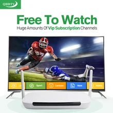 Android ip ТВ ТВ-приставки 1 г/8 г TV приемник 1300 + арабский IPTV Европа французский Спорт HD IP ТВ подписка 1 год QHD ТВ учетной записи