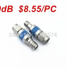 1 шт. тернарный сплав 2 Вт SMA мужской SMA для женщин коаксиальный радиочастотный аттенюатор DC до 6,0 ГГц 50ohm 30 дБ