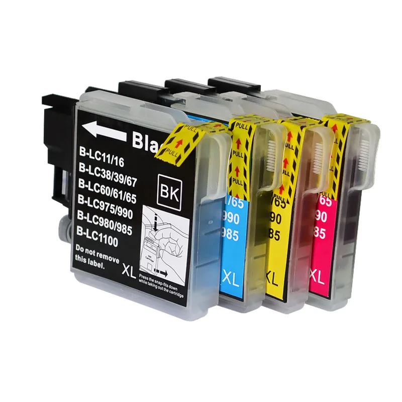 10 совместимый чернильный картридж LC39 LC60 LC975 LC985 для Brother DCP J125 J315W J515W MFC J220 J265W J410