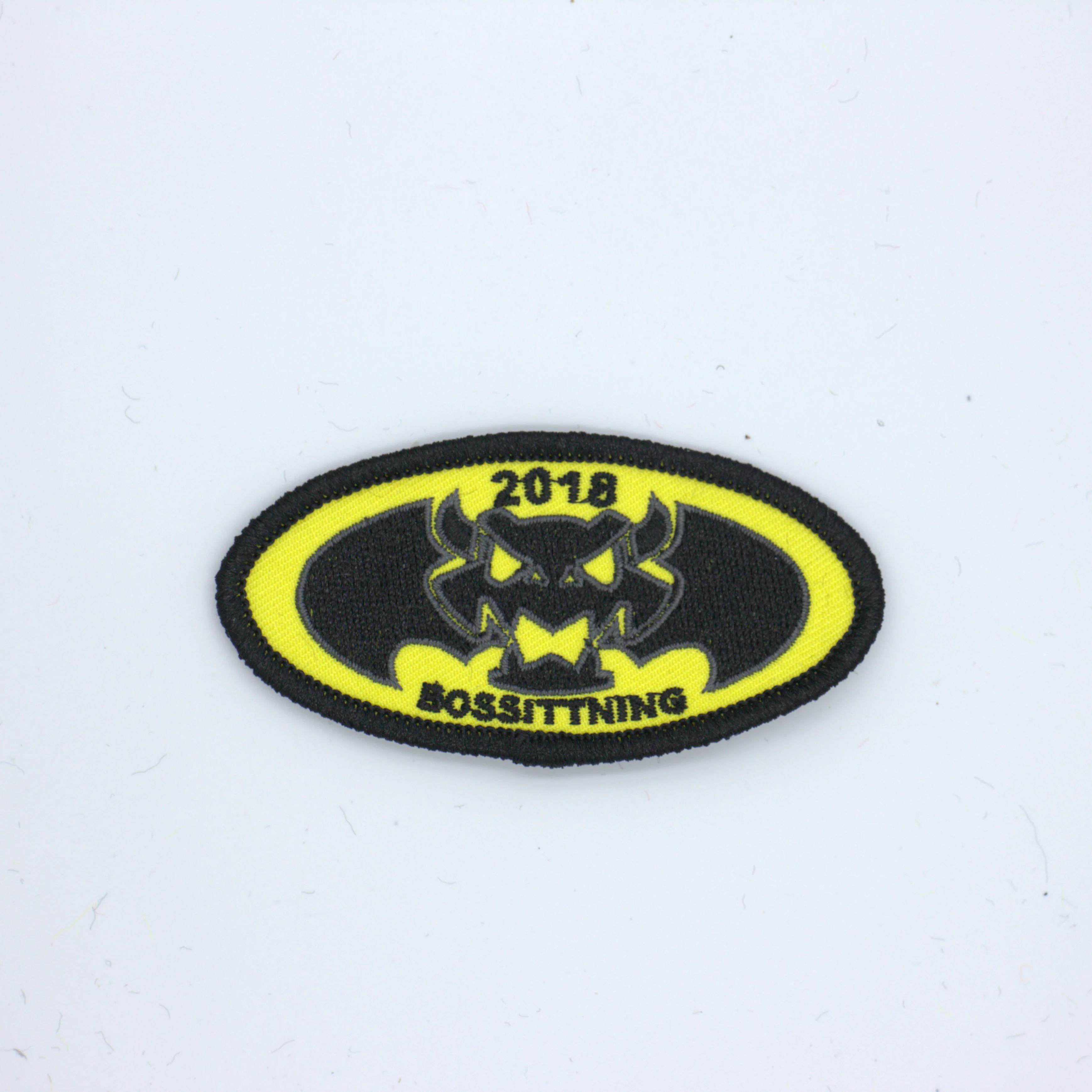

Bulk Wholesale Good Price Custom 3D Embroidered Patch made in golden and silver Thread And OEM service