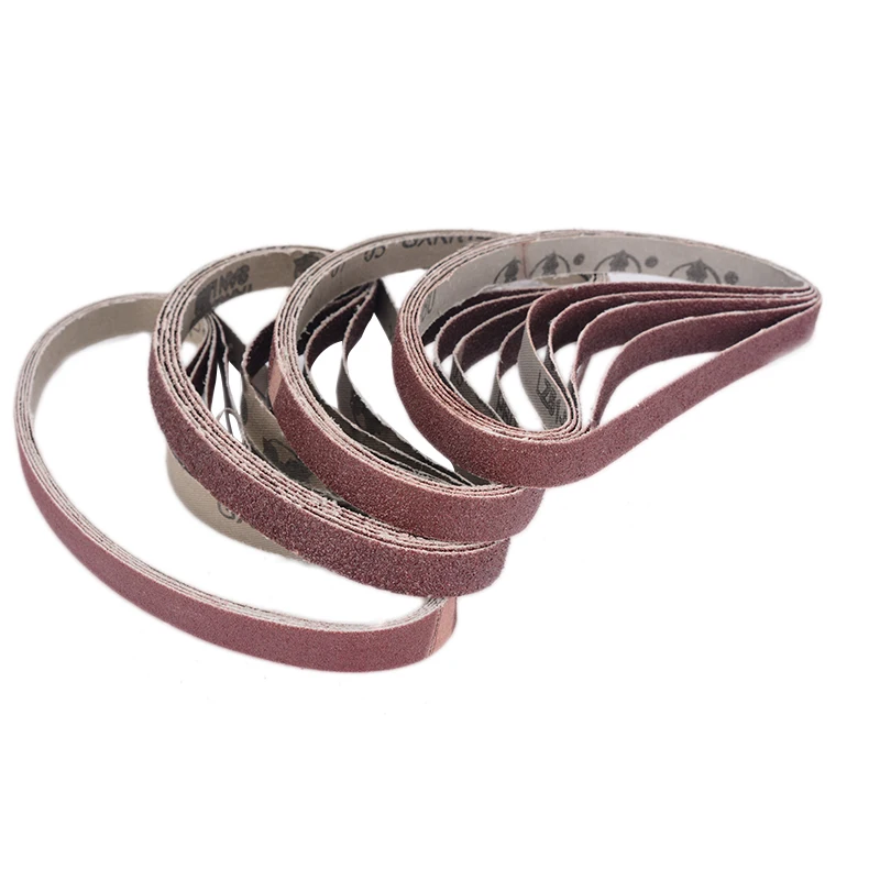 20pcs Sanding Belts 40Grit-120Grit Powerfile Belt Sander Belts 13mm x 457mm For Black & Decker Abrasive Belt