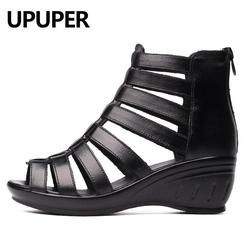 presenting price reduced free delivery UPUPER Genuine Leather Gladiator Sandals Women Breathable Summer ... presenting price reduced free delivery UPUPER Genuine Leather Gladiator Sandals Women Breathable Summer ...