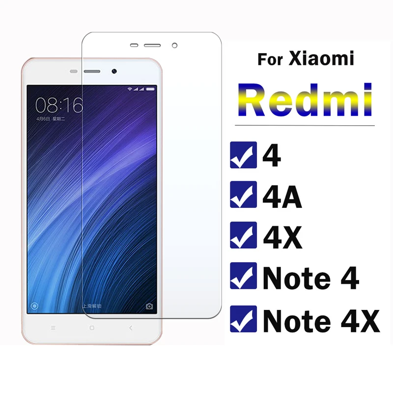 Xiomi redmi note 4 стекло для xiaomi redmi note 4 x Безопасность a4 x4 на ksiomi xiaomei защита экрана note4x защитное стекло 4a 4x