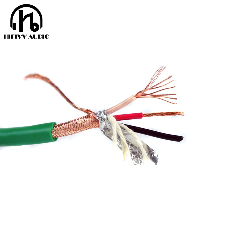 

Hifivv audio hifi AC power cable diy audio amplifier line 3 core pure copper