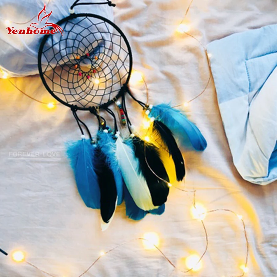 LED Strip For Girl Room Bell Feather Beads Bedroom Romantic Car Decor Dream Catcher Wall Hanging Home Decor Dreamcatcher Lights LED Strip For Girl Room Bell Feather Beads Bedroom Romantic Car Decor Dream Catcher Wall Hanging Home Decor Dreamcatcher Lights