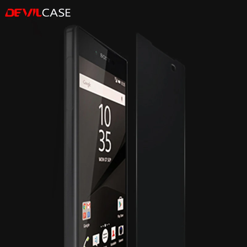 

DEVILCASE Glass Protector For SONY Xperia Z1 Z2 Z3 Z5 Z5P Z5C ZU 0.33mm Front Back Tempered Glass Toughened Film Explosion Film