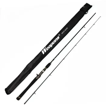 

Crony Weapons Series Wasc-662m Bass Casting Rods 6'6" 2pieces 8-20g Lure Weight 8-26lb Line Class Baitcasting Fishing Rod