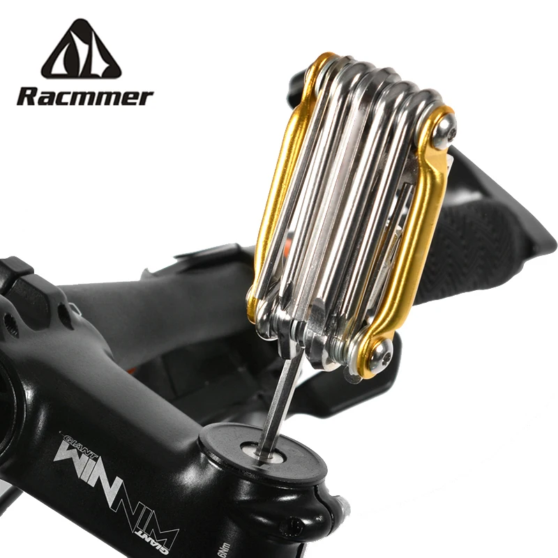 Racmmer 11 в 1 Cr Mo многофункциональный мини карманный ремонтный инструмент для
