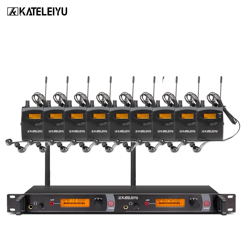 

EM2050 Wireless in ear Monitor System 9 ear monitoring systems wireless stage monitor system EM2050 IEM bodypack monitor