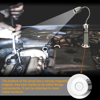 

LED Flashlight 18650 Battery 3*AAA 3 Modes Adjustable 360Degree Waterproof Light Glare Weak Flash Light Camping Outdoor Lighting