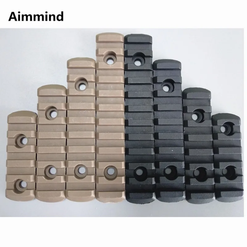 4 قطعة/المجموعة التكتيكية الادسنس البوليمر Picatinny السكك الحديدية M-LOK mlok ل مو Handguard الليزر نطاق mlok السكك الحديدية الصيد اكسسوارات