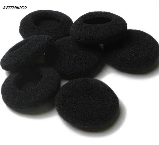 Keithnico 100Pcs 3.5Cm Soft Foam Earbud Ear pads Replacement Sponge