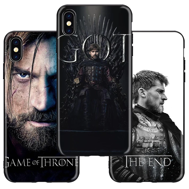 

Jaime Lannister Game of Throne GOT Soft Silicone Glass For iPhone X XS XR Max 5 5s 8 8plus 7 7plus 6s 6sPlus Phone Case Cover