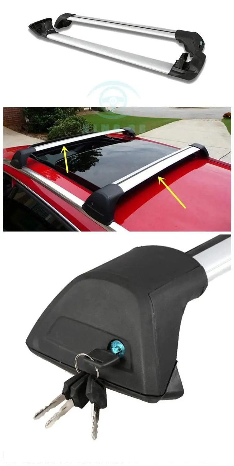 

1set Aluminum Cross Bar Roof Cargo Luggage Rack For Nissan Murano 2008-2016