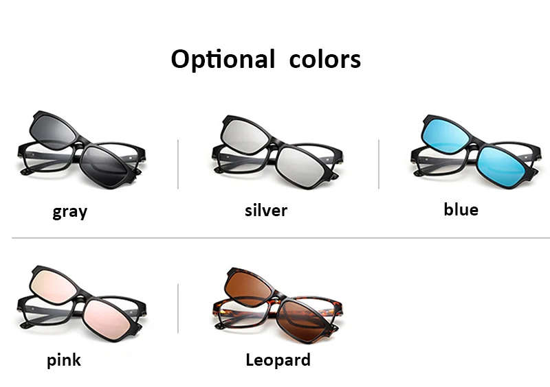 Оправа для очков, мужские Оптические очки, Прямоугольная оправа, близорукость, рецепт, магнит, на застежке, солнцезащитные очки, магнитные, поляризационные