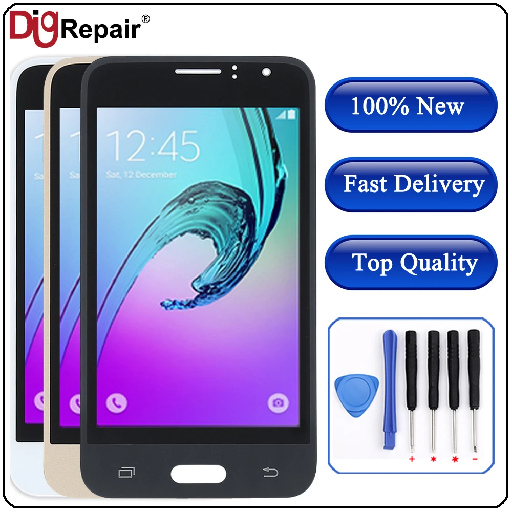 

j120f lcd For Samsung Galaxy J1 2016 LCD Display J120 J120M J120H Digitizer Touch Screen Assembly j120f display j1 2016 lcd