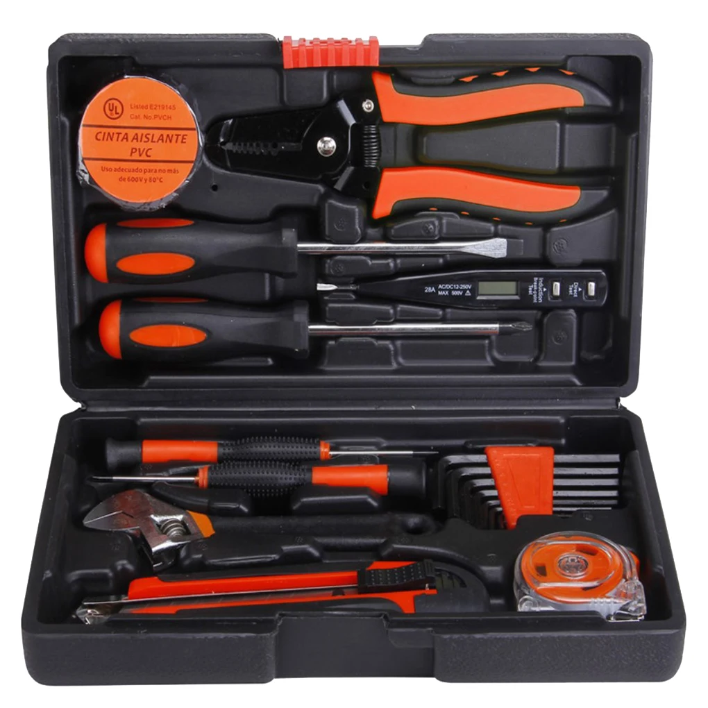

20pcs Telecommunications Tool Set Home Hardware Combination Kit Electric Maintenance Hand Tool