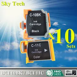 20x bci10bk bci11c Совместимость Картриджи с чернилами для bci-10 bci-11 для Canon bj-30 bjc-50 bjc-55 bjc-70 bjc-80 bjc-85 bjc-85pw