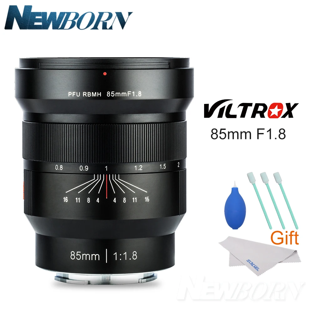 US $299.00 VILTROX 85mm F18 FullFrame Manual Fixed Focus Camera Lens AntiShake System Fixed Focus Lens For Camera Sony NEX E A9 A7M3 A7R