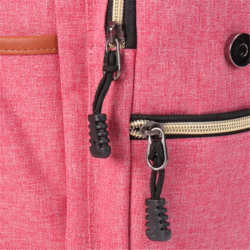 AEQUEEN, большие женские рюкзаки, женская школьная сумка для девочек-подростков, розовый холщовый рюкзак, USB зарядка, сумка через плечо, рюкзак, Mochila
