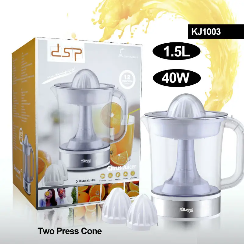 DSP электрическая соковыжималка для цитрусовых 1.5L Automatic 220 240 В 40 Вт Универсальный