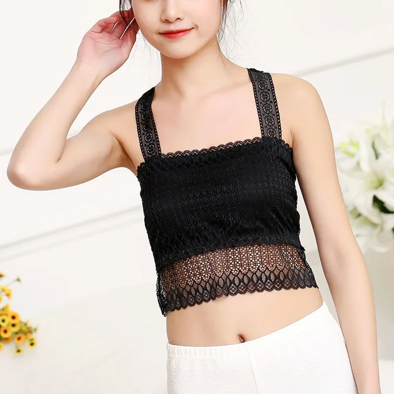 New Fashion Summer Style Lady Wrapped Chest Lace Bowknot Backing Bra Anti-exposure Butterfly Lace Tube Tops F0167 women bras