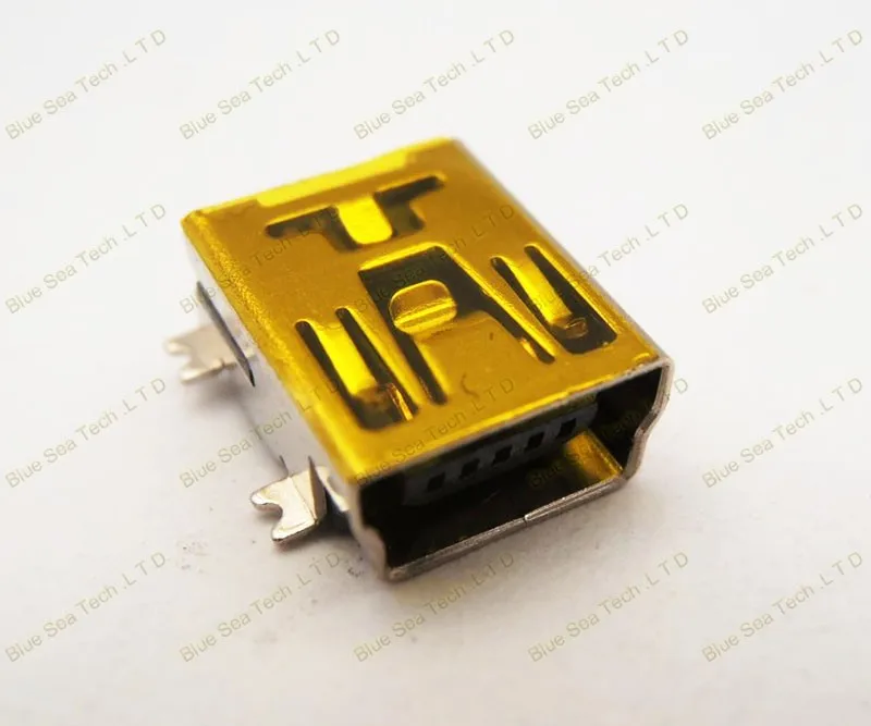 60 шт. 12 Модель MINI USB 5P гнездо PCB крепление для телефона, MP4, 5Pin 12 Тип/виды USB комбинированные наборы, латунный корпус