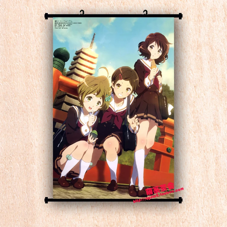 Аниме Декоративные Фотографии Hibike! Euphonium Oumae Kumiko & Katou Hazuki Kawashima Safaia домашний Декор