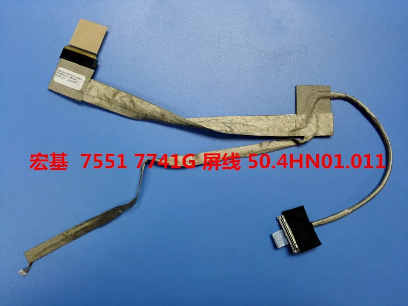 New original LCD CABLE For ACER Aspire 7551G 7751 7752 7552G 7741 7741G 7741ZG LED LVDS 50.4HN01.021 50.4HN01.011 |