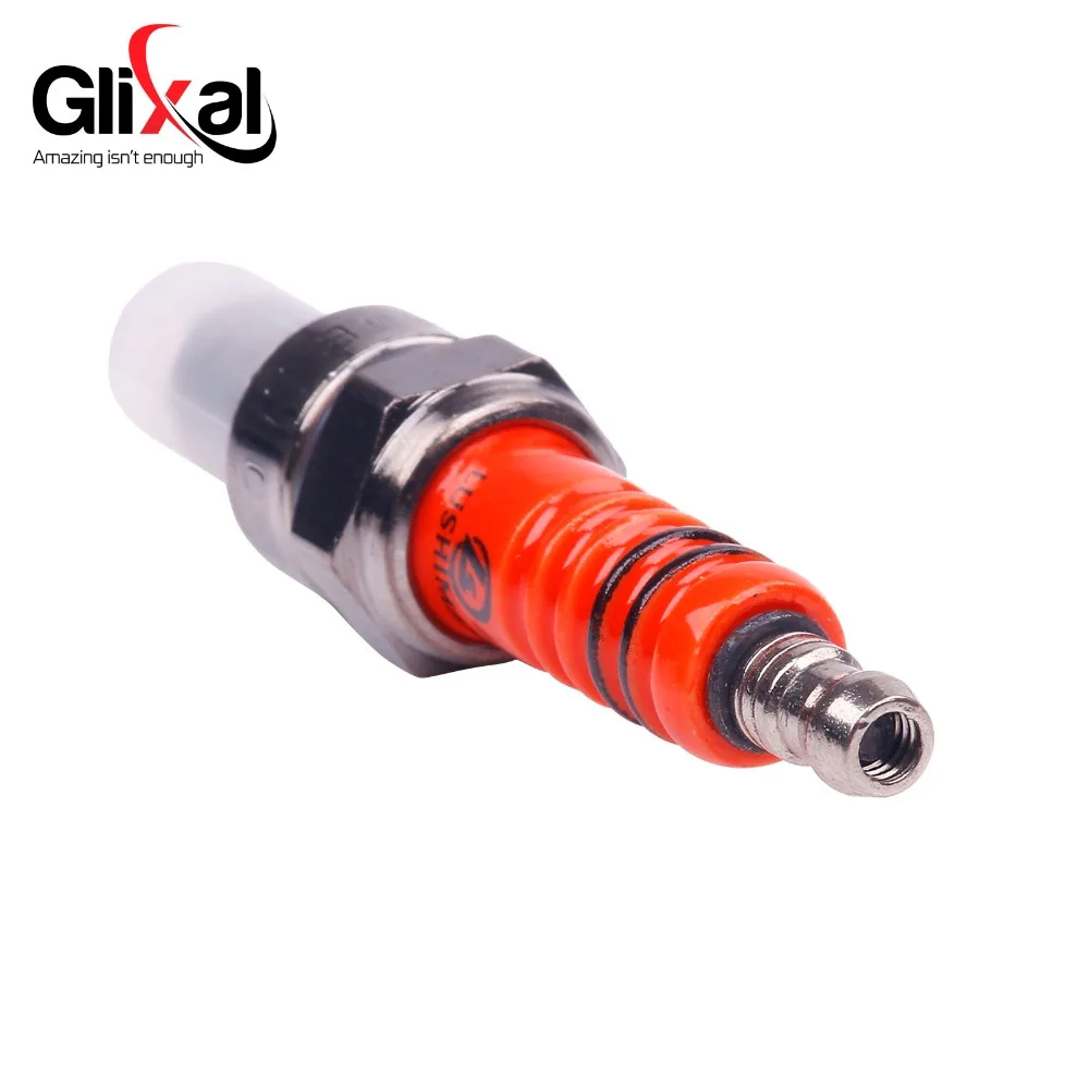 Свеча зажигания Glixal GY6 50cc 125cc 150cc A7TC для китайских мопедов квадроциклов двигатель