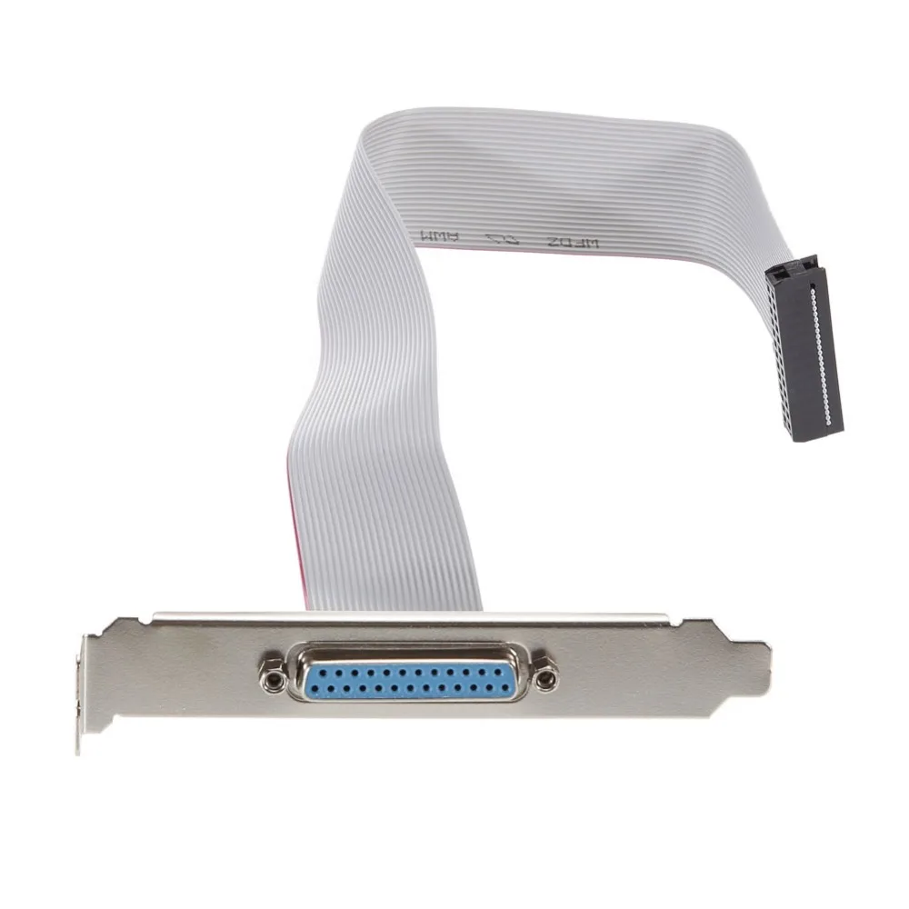 Hot selling Cable Bracket Motherboard DB25 1 Port Serial Parallel PCI Slot Header 25 Pin Female