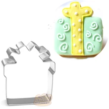 10 шт. Рождественский подарок коробка из нержавеющей стали резак для печенья форма для печенья кондитерский магазин сэндвич gateau Декор помадка украшения для кексов