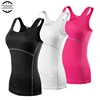 New Yoga Tops Women Sexy Gym Sportswear Vest Fitness tight woman clothing Sleeveless Running shirt Quick Dry White Yoga Tank Top ► Photo 1/6