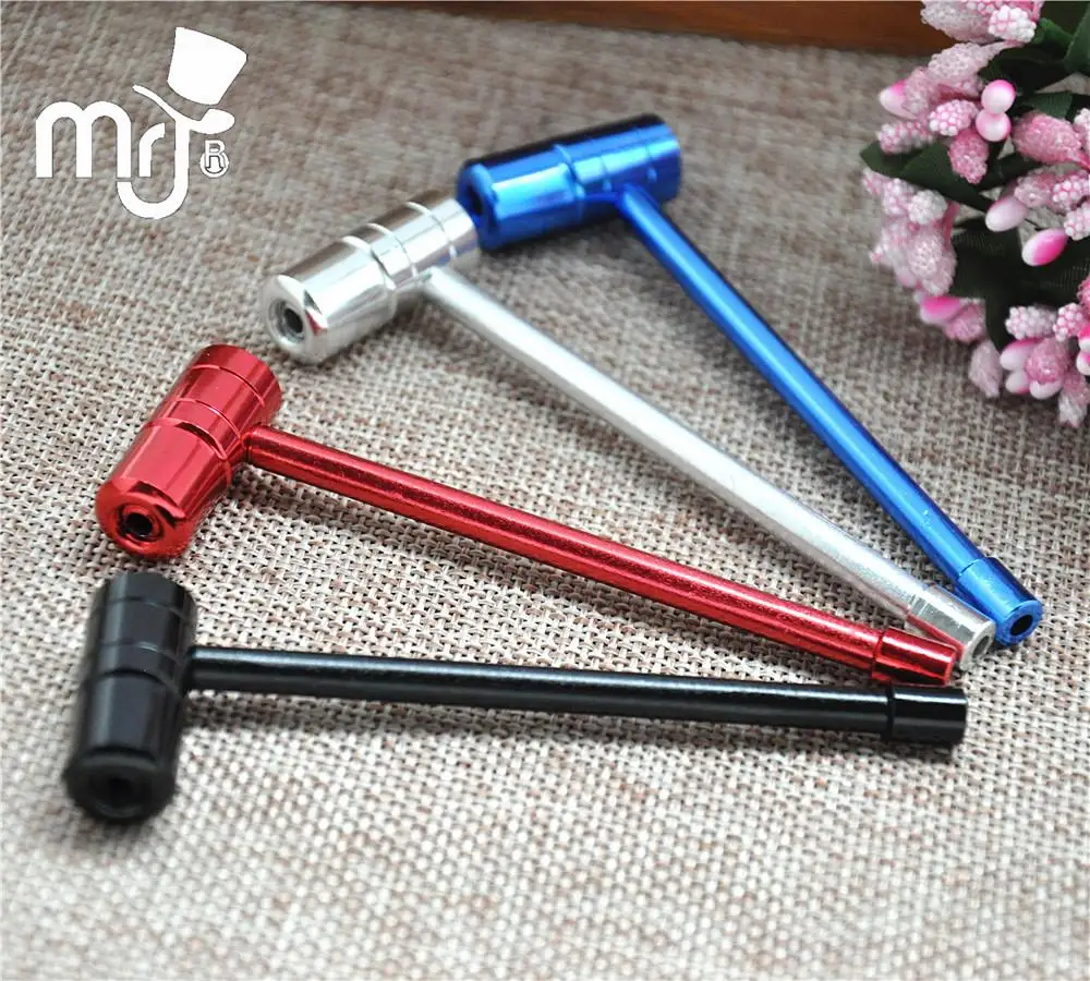 1pc Metal Pipe Flat Bullet Rocket Snuff Sniffer Weed Tobacco 1pc Metal Pipe Flat Bullet Rocket Snuff Sniffer Weed Tobacco