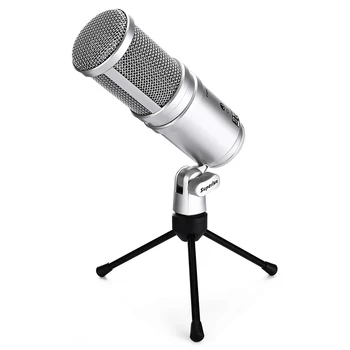 

Original Superlux E205U USB Condenser microphone professional for broadcasting and recording with table stand as gift