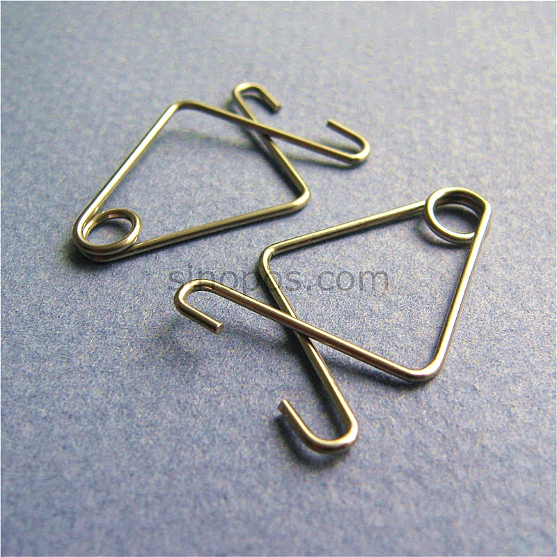 Metal Invisible Double Hooks, sign banner hanger connector c ends Hook  ceiling display suspended steel hanging wire extra fine - AliExpress