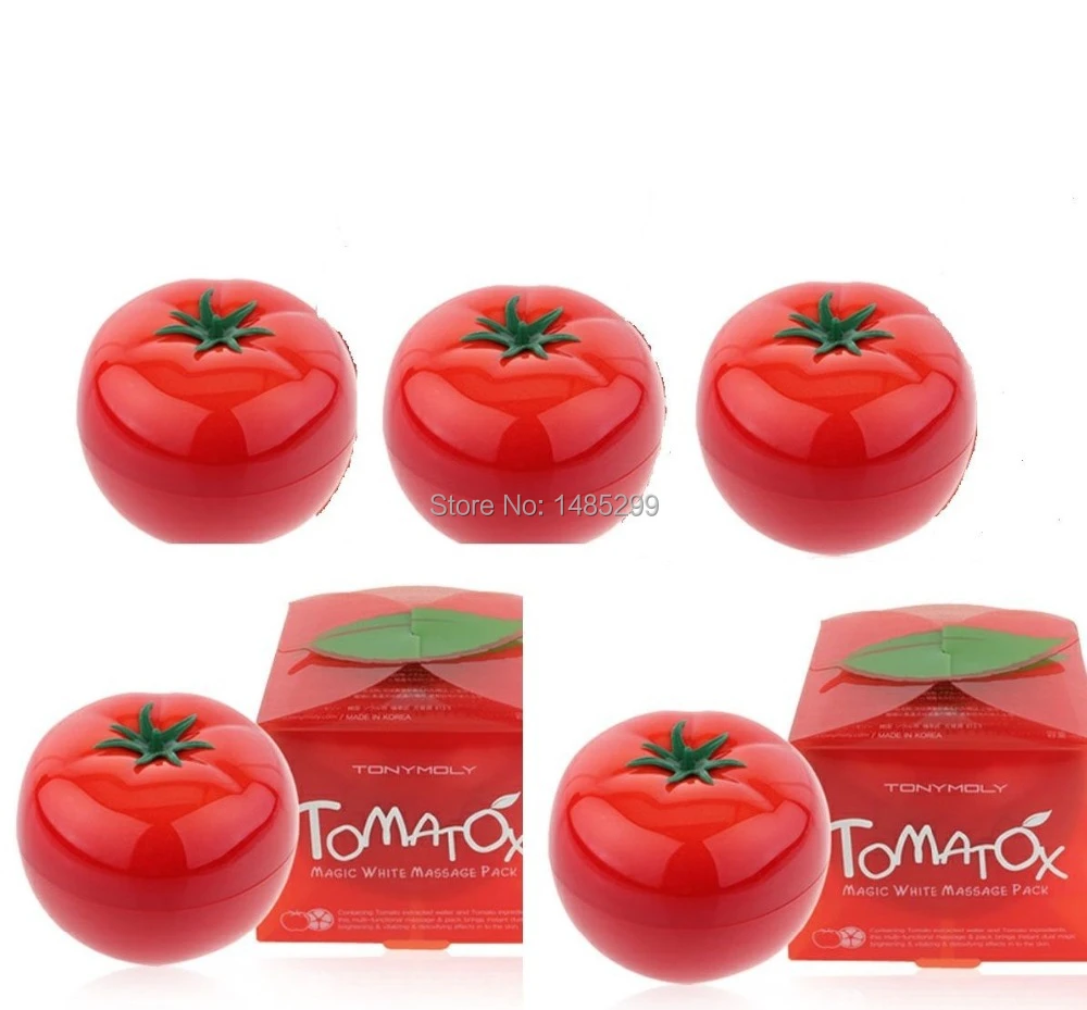 新しい韓国オリジナル Tonymoly Tomatox マジック マッサージ クリーム 80 グラム X 5 ピース Massage Duck Cream Gownmassage Stone Aliexpress