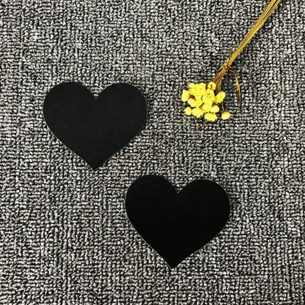 

Heart Shape Breast Petals Sexy 3 Colors Adhesive Nipple Covers Breasts Petals and Sticker Emptied Chest Breast Petals