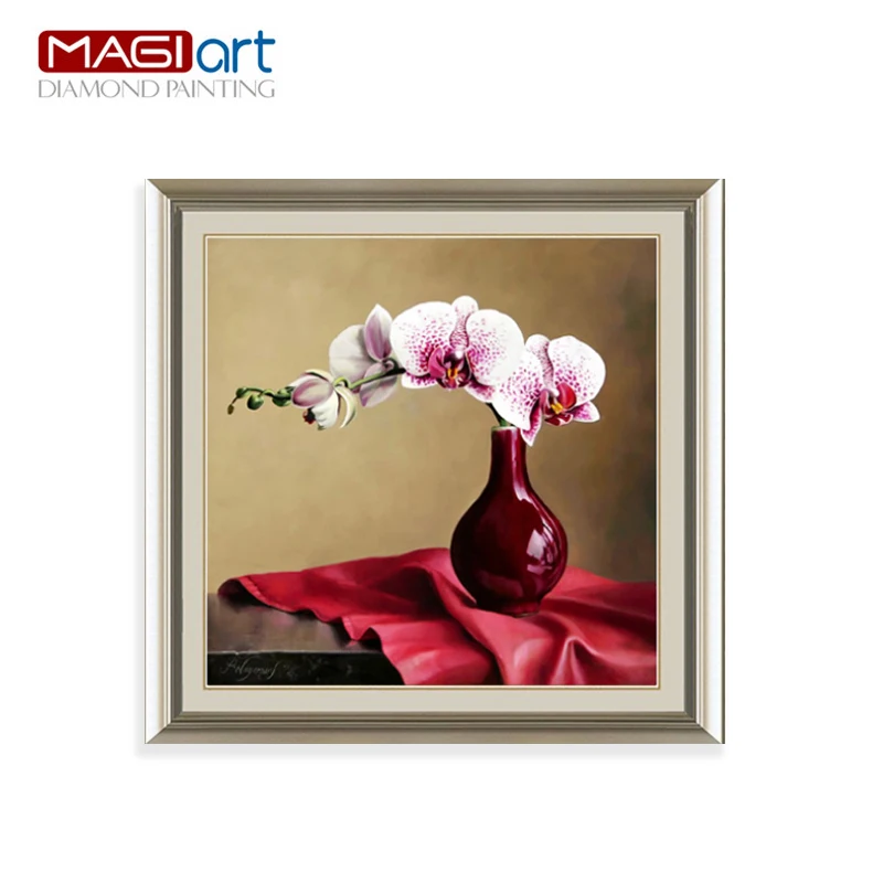 

Diamond painting accessories,Diamond embroidery,5D DIY mosaic Diamant, picture of rhinestones,full round daimond flowers ZMF064
