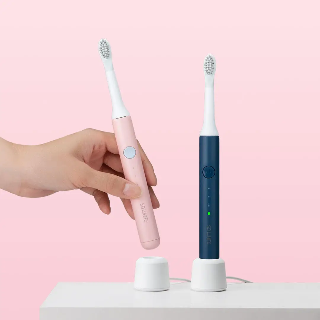 XIAOMI SO белая звуковая электрическая зубная щетка Беспроводная Индукционная