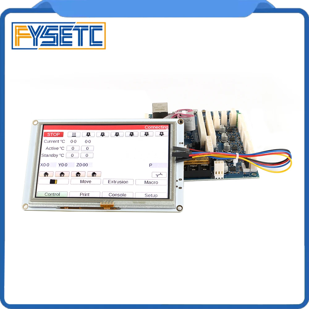 Clone Color Touch Screen Controller Painel Integrado Paneldue 5i 7i para Duetwifi Duet Ethernet - Imagem 3